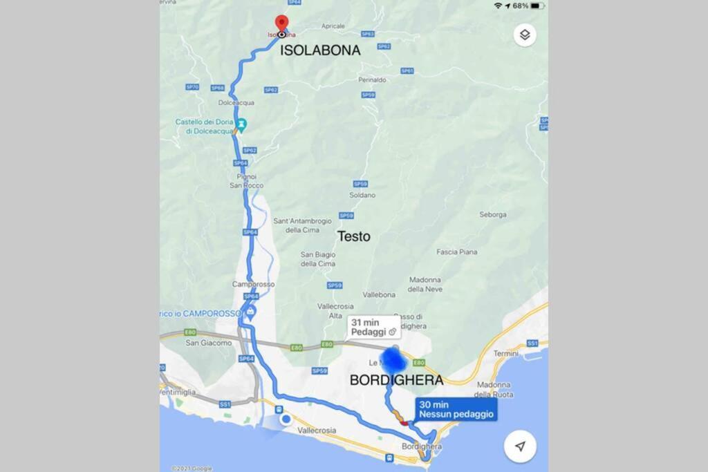 Alloggio Per Vacanze A Isolabona Exterior foto